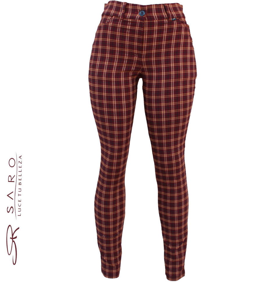 Jeans c rojo afelpado
