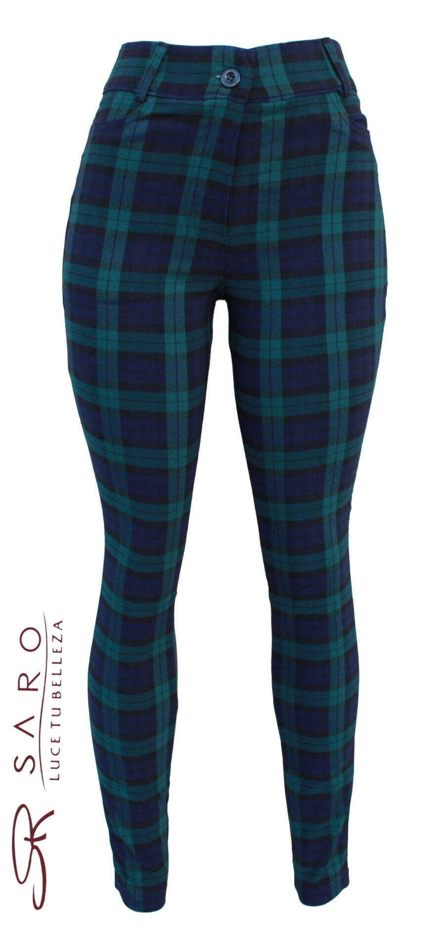 Jeans afelpado cuadros - Imagen 3