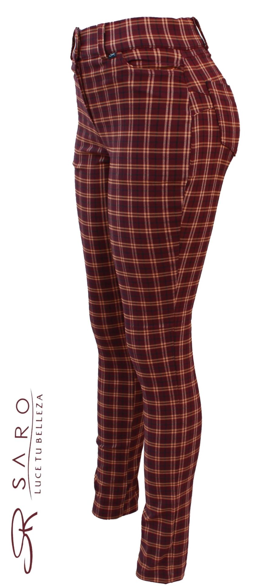 Jeans c rojo afelpado - Imagen 3