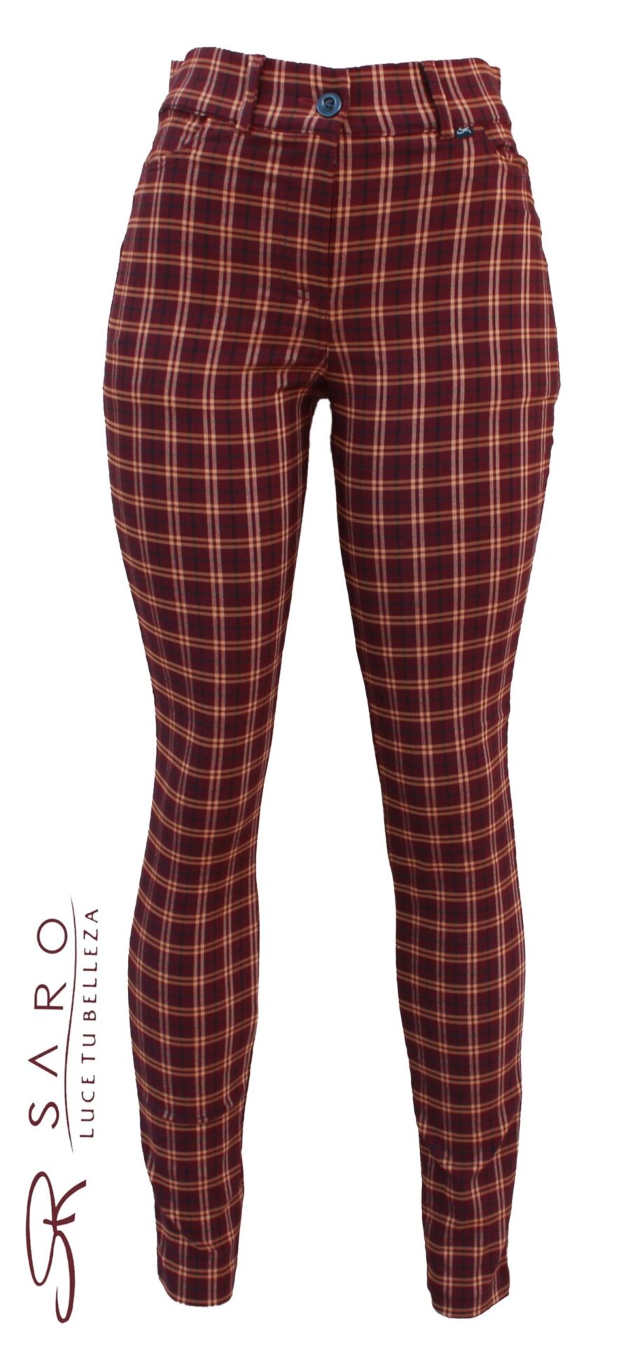 Jeans c rojo afelpado - Imagen 2