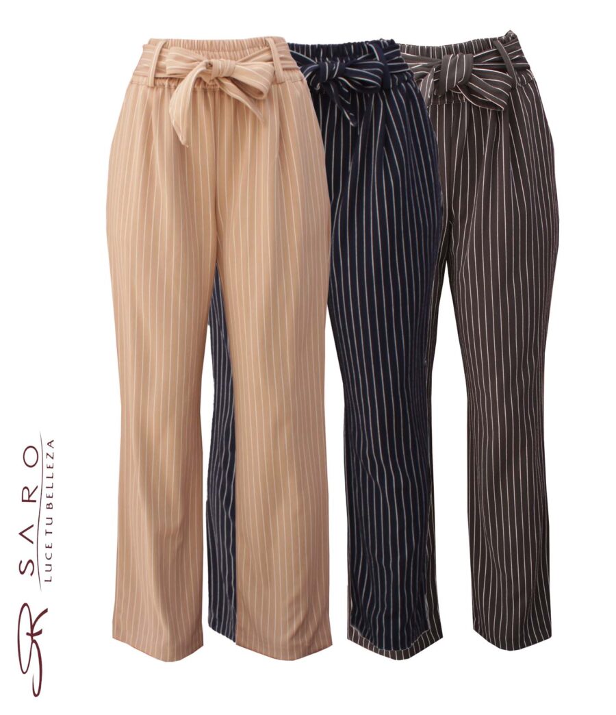 Pantalón.Moño Rallas