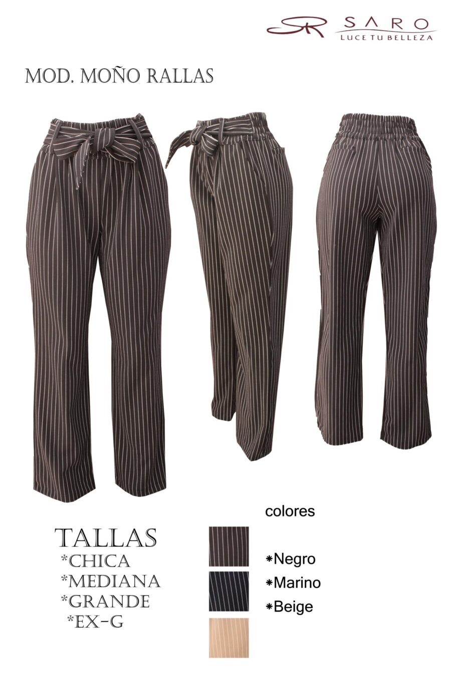 Pantalón.Moño Rallas - Imagen 5