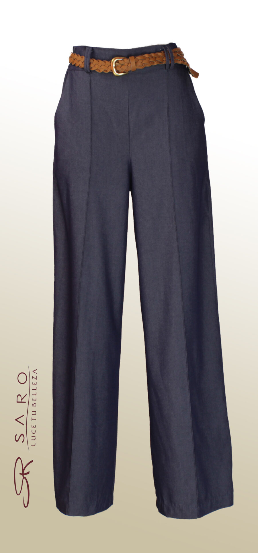 Palazzo cinturon DENIM - Imagen 2