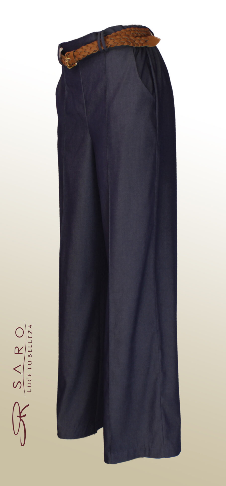 Palazzo cinturon DENIM - Imagen 3
